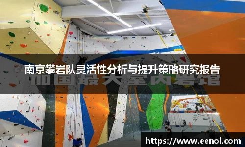 南京攀岩队灵活性分析与提升策略研究报告