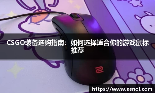 CSGO装备选购指南：如何选择适合你的游戏鼠标推荐